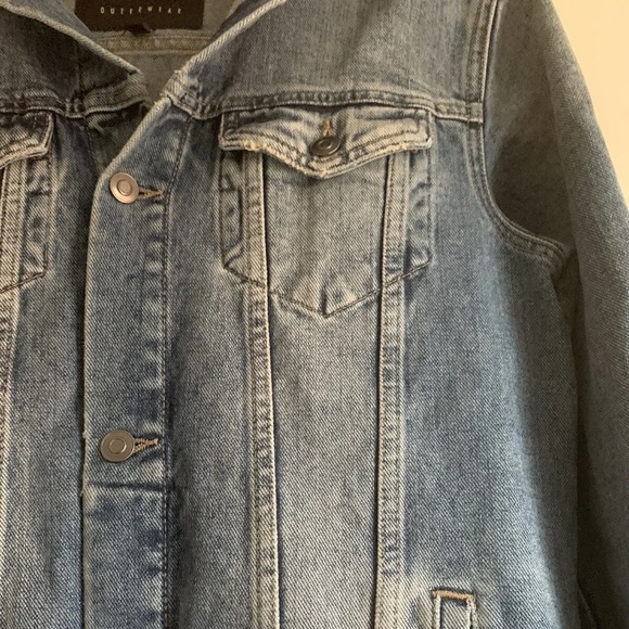 Men's Next Denim Jacket Size Small Great Used Condition Light Blue Wash - Picture 4 of 15